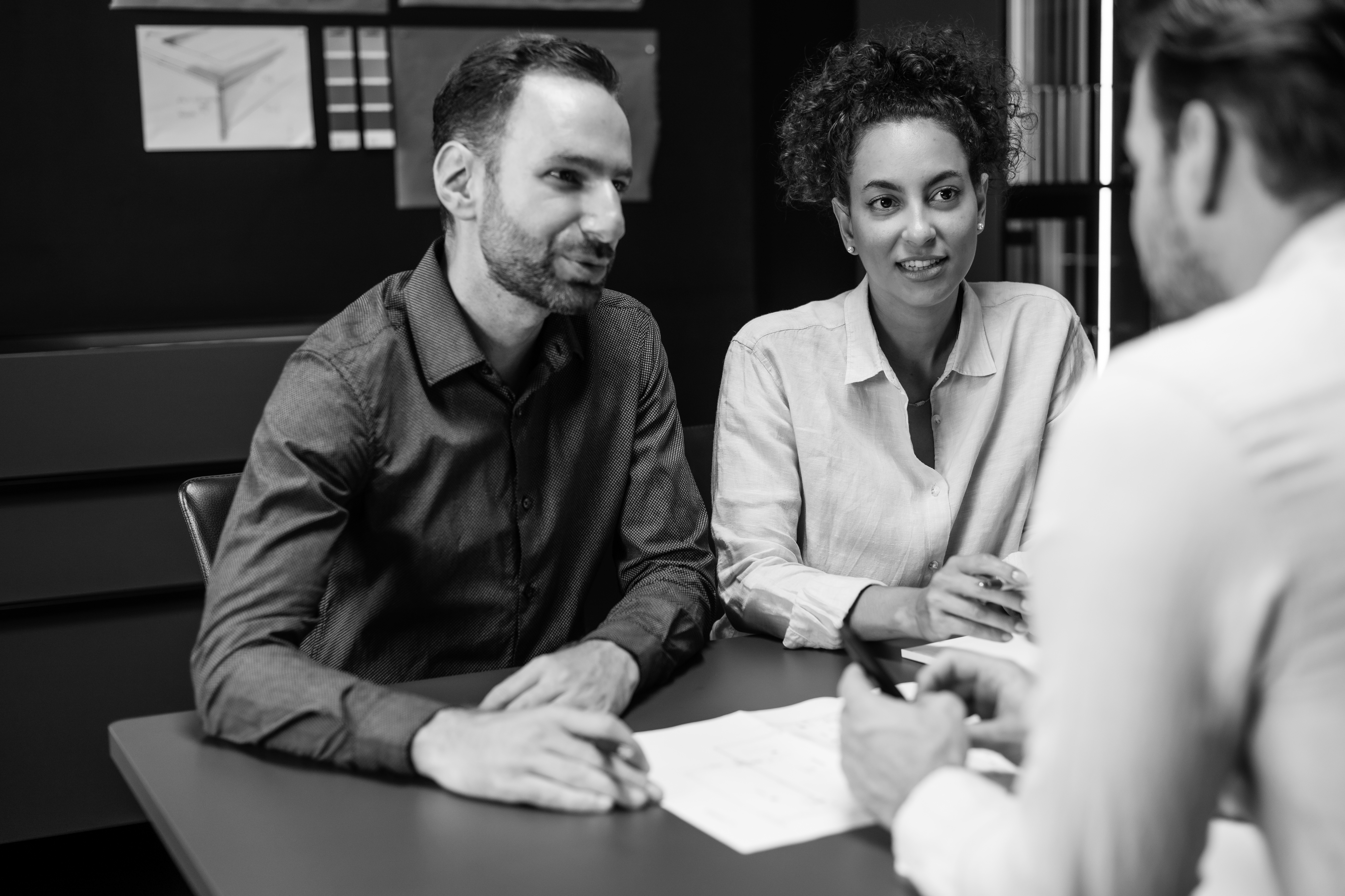 Beratungsgespräch Küchenkauf Menschen